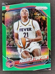 2025 Panini WNBA Prizm MAKAYLA TIMPSON Rookie Green Prizm #14 Indiana Fever