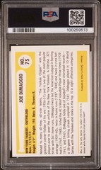 JOE DIMAGGIO 1980 BASEBALL IMMORTALS PSA/DNA ON CARD AUTO 8/10 ! *HIGHEST GRADED