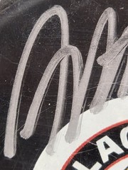 Chicago Blackhawks Signed Hockey Puck Unknown Autograph NHL Memorabilia Display