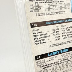 Larry Bird Julius Erving Magic Johnson 1980 Topps RC V-Good 3.0