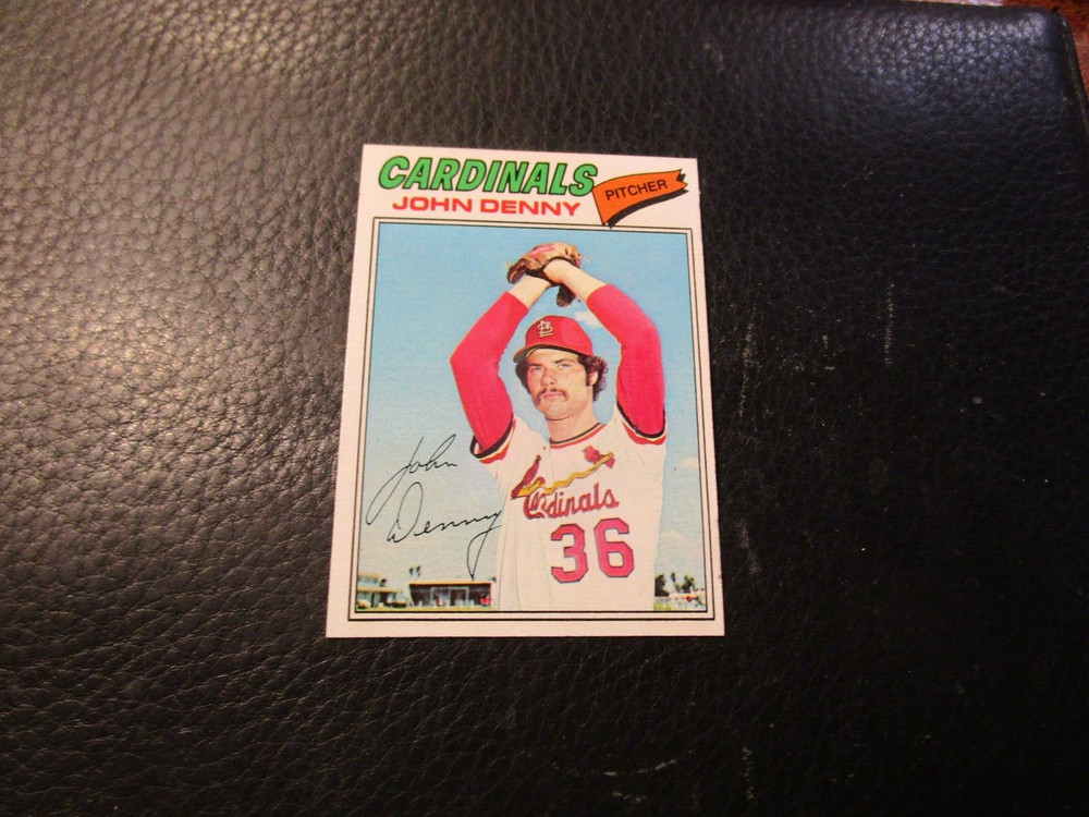 1977 TOPPS#541 JOHN DENNY CARDINALS NM/MT+