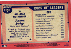 2026 Topps – 1991 Topps All-Star Baseball Aaron Judge #91AS-1