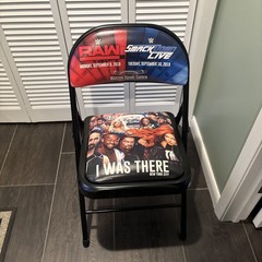 WWE RAW & SmackDown Live Madison Square Garden Folding Chair Sept 10 2019
