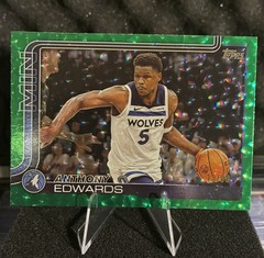 2025-26 Topps – Anthony Edwards #108 Green Rainbow /99