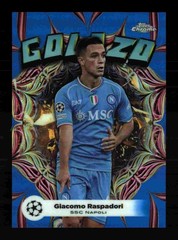 2023-24 Topps Chrome UEFA #GL-9 Giacomo Raspadori Golazo #/150