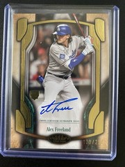 2026 Topps Tier One – Alex Freeland – Break Out Autograph /299 #BOA-AF (RC, AU)