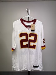 Commanders Jacory Croskey-Merritt #22 Size X-Large Nike White NFL Game Jersey