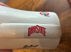 2 Pair of Ohio State Buckeyes Logo 14oz Ceramic Coffee Mugs Boelter Brands