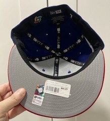 Dominican Republic World Baseball Classic Fitted Hat New Era 59FIFTY Blue Size 7