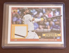 2026 Topps Series 1 Fernando Tatis Jr. Relic Patch Padres #T91R-FTJ