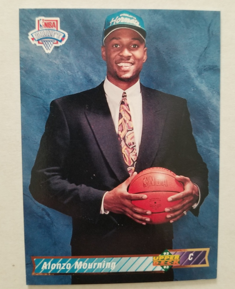 1992-93 Upper Deck #2 Alonzo Mourning Charlotte Hornets Rookie