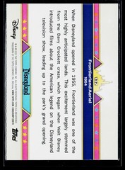 2025 Topps Disneyland 70th #132 Frontierland Aerial 70th Anniversary Foil