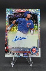 Topps 2025 Bowman Chrome Ronny Cruz #CPA-RCR Speckle Refractor Auto /299 RC Cubs