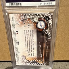 Topps Chrome Cactus Jack Roki Sasaki #39 Orange Refractor 17/25 RC PSA 9 Dodgers