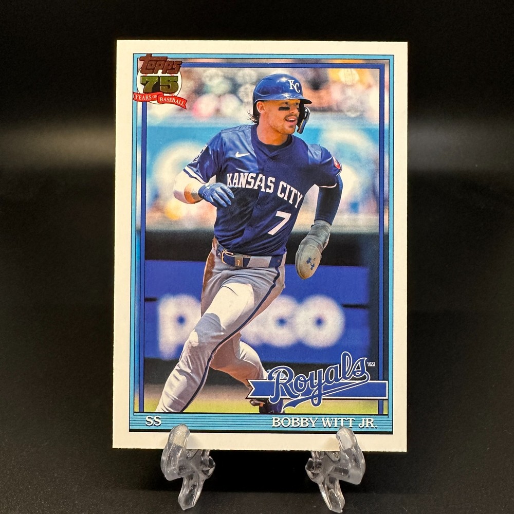 2026 Topps Series 1 Bobby Witt Jr. 1991 Topps Baseball #T91-3 Royals