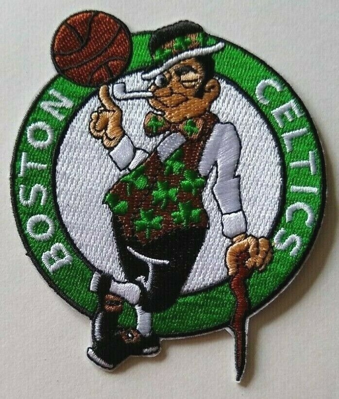 Boston Celtics Embroidered PATCH~@ 4&Prime; x 3&Prime;~Iron or Sew On~NBA~FREE US Mail