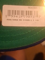 New Era 59FIFTY Retro Crown Wool LA Dodgers x Fear Of God 7 1/8 Fitted Hat NWT