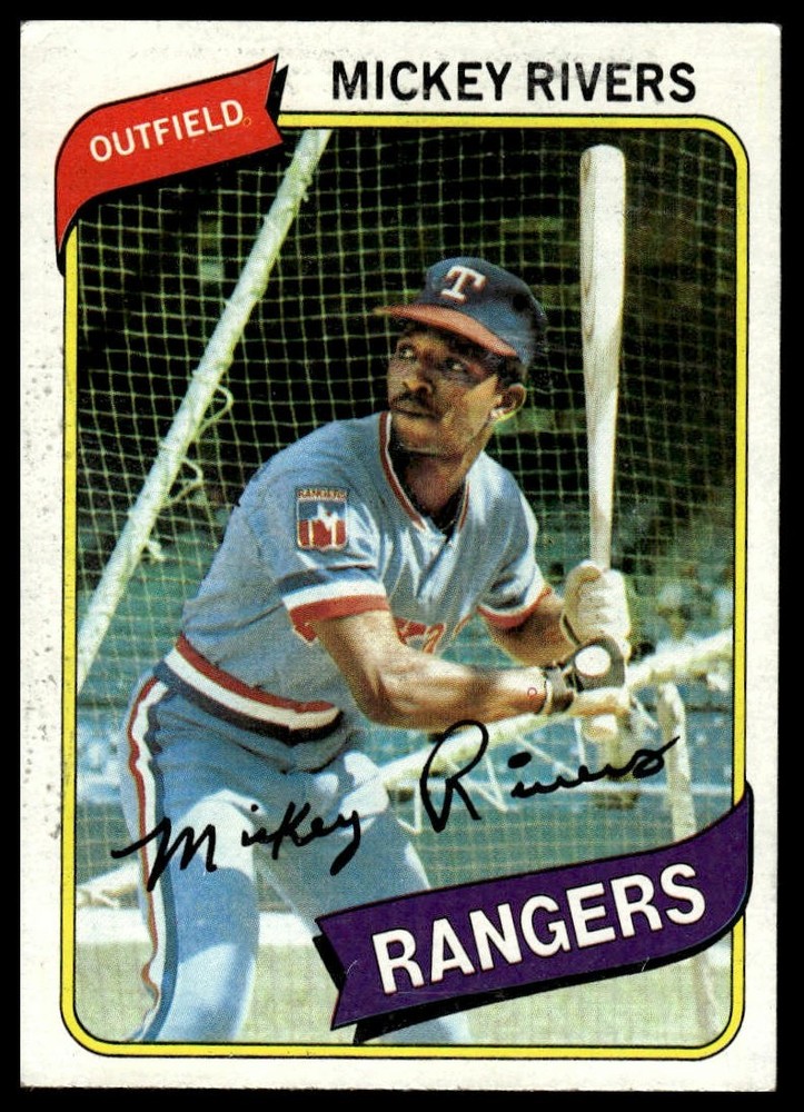 1980 Topps #485 Mickey Rivers