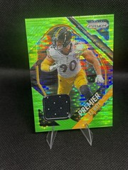 2025 Panini Prizm Premier Jerseys T.J. Watt #PJY-TJW Neon Green Pulsar Steelers