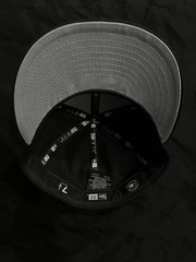 New Era 59FIFTY New York Yankees MLB Fitted Cap Hat Black/Gray Size 7 1/8