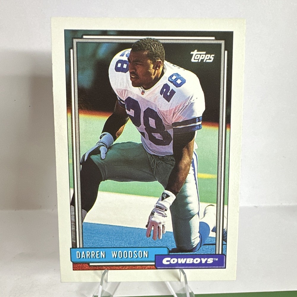 Topps 1992 Darren Woodson Dallas Cowboys #727 Rookie RC Base Set NFL