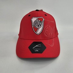 River Plate Soccer Team Serie A Fi Collection Mens L/XL Stretch Cap Red NEW