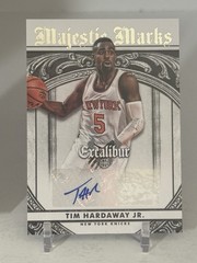 TIM HARDAWAY & TIM HARDAWAY JR. 2014-15 EXCALIBUR HIGH PRAISE AUTO B347