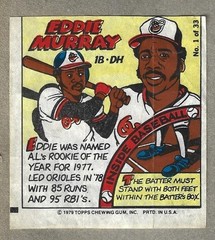 1979 Topps Baseball Comics Singles Complete Your Set Pick From List EXC