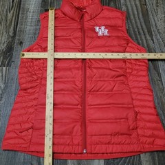 Houston Cougars Jacket Mens Large NCAA College Columbia Down Filled Vest