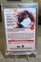 Pedro Martinez – ONLY 25 MADE IN THE WORLD TRADING CARD – SEE BACK OF CARD