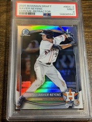 XAVIER NEYENS 2025 Bowman Draft #BDC-2 1st Silver Refractor PSA 9