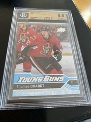 Thomas Chabot 2016-17 Upper Deck Young Guns #488 BGS 9.5 Senators RC NHL