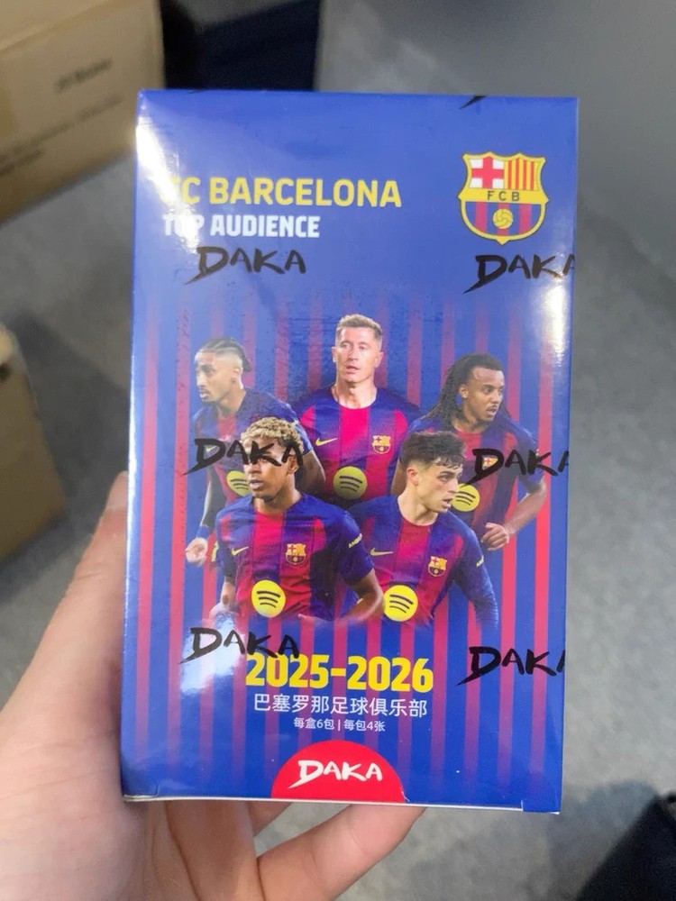 2025-26 DAKA Barcelona Team Box TOP AUDIENCE Soccer Star Cards Factory Sealed！
