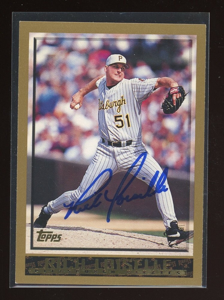 1998 Topps RICH LOISELLE Signed Card autograph PIRATES Neenah, WI auto