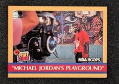 1990-91 NBA Hoops – Inside Stuff Michael Jordan #382 Chicago Bulls G.O.A.T