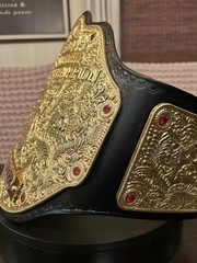 3D BIG GOLD HEAVYWEIGHT CHAMPIONSHIP REPLICA BELT CNC HD & 24K GOLD PLATED