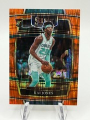 2021-22 Panini Select – Concourse Kai Jones #98 Orange Flash Prizm RC (A0266)