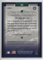 2004 Donruss Diamond Kings 7/50 Freddy Garcia (2003 Kings) #60 Auto d4v