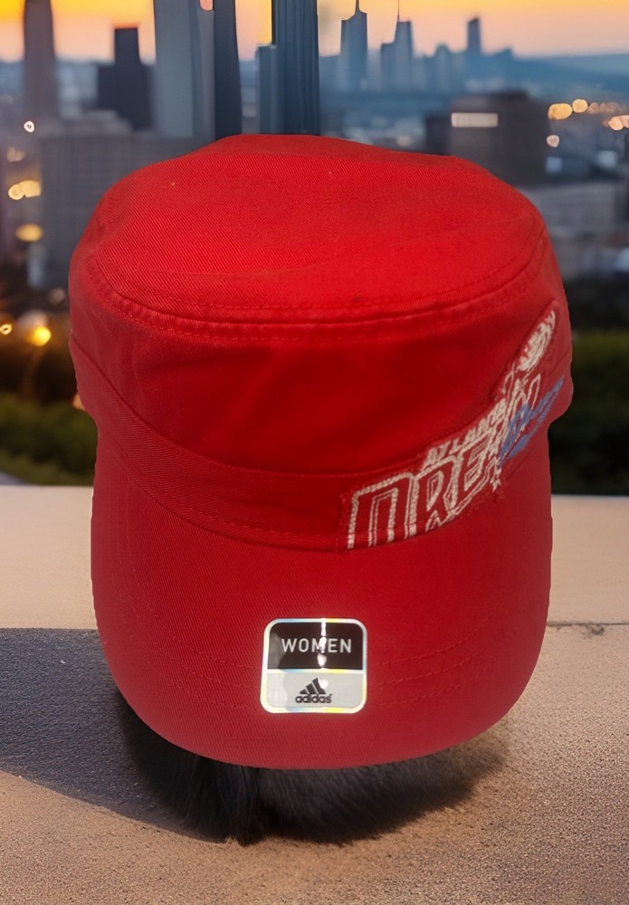 Atlanta Dream Women&rsquo;s Adidas WNBA Adjustable Military Hat One size New Red