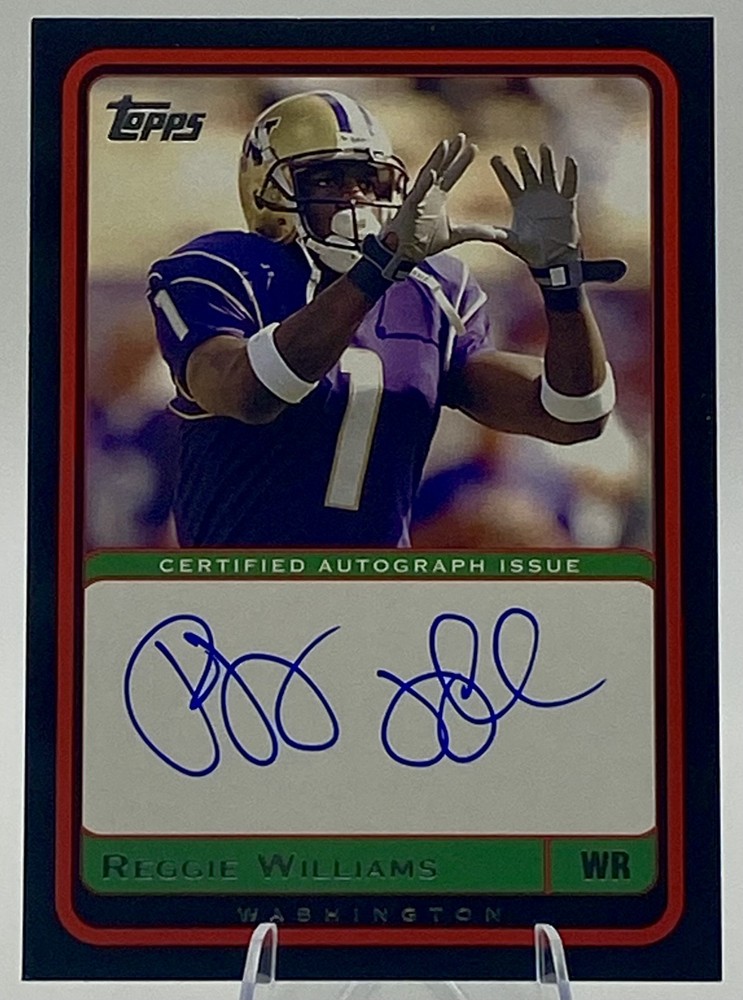 2004 Topps – Autographs Reggie Williams #T-RWI (AU, RC)