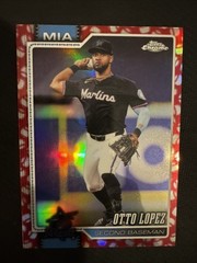 Otto Lopez 2026 topps chrome Baseball Seams Refractor #116