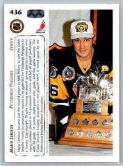 1992-93 Upper Deck #436 Mario Lemieux Conn Smythe Stanley Cup Penguins