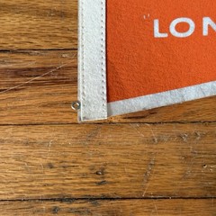 Vintage 60s 70s University of Texas Longhorns 12”x30” Felt Pennant