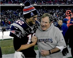 TOM BRADY – BELICHICK New England Patriots Glossy 8 x 10 Photo Poster Man Cave