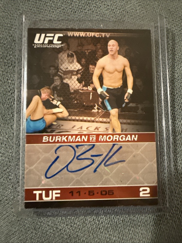 Josh Burkman 2009 Topps Round 1 Autographed Card UFC