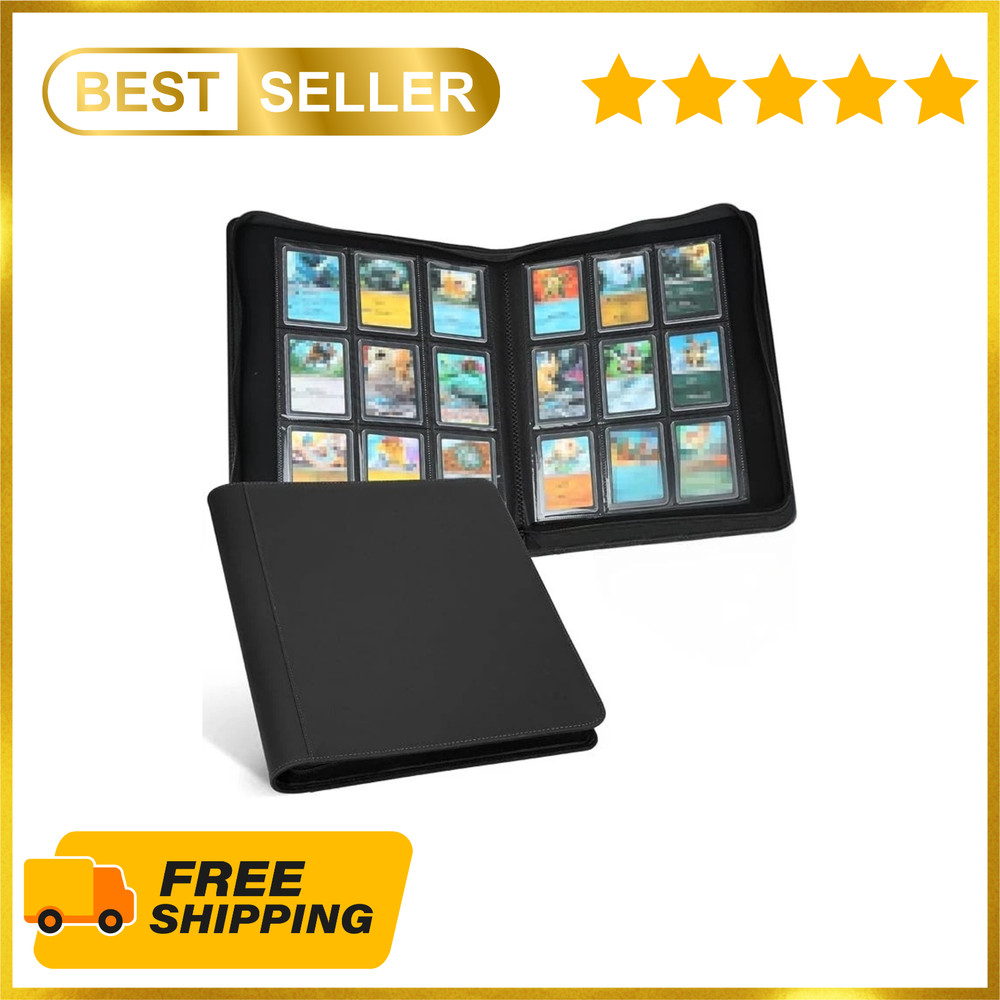 Toploader Binder Holds 288 Toploaders 9 Pocket Top Loader Binders for 3 x 4 »