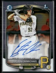 2025 Bowman Chrome #CPA-ECA Easton Carmichael Chrome Prospect Auto