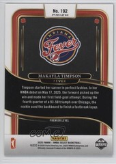 2025 Select WNBA Premier Level Purple Prizm /149 Makayla Timpson Rookie RC 1bi3
