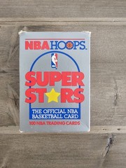 1990 Hoops Super Stars NBA Box (100 Card Set) Jordan, Robinson, Bird. Great Cond
