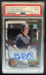 Bryan Reynolds 2016 Bowman Draft Chrome Auto 1st #CDA-BRR PSA 9